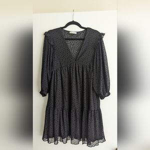 Black mini dress size